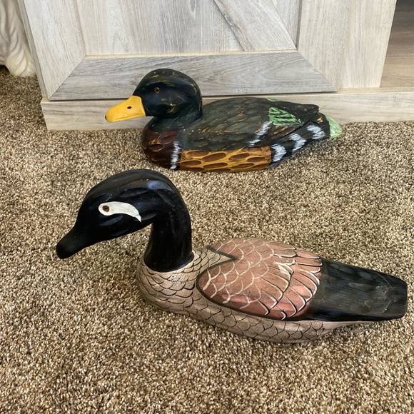 Pair Vintage Decoy duck hand carved Heritage mint - Picture 3 of 10